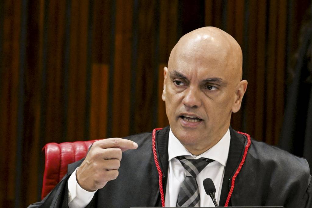 GettyImages-1244272810.jpg GUERRA FRIA - Moraes, presidente do TSE: a Corte vai analisar dezoito ações -
