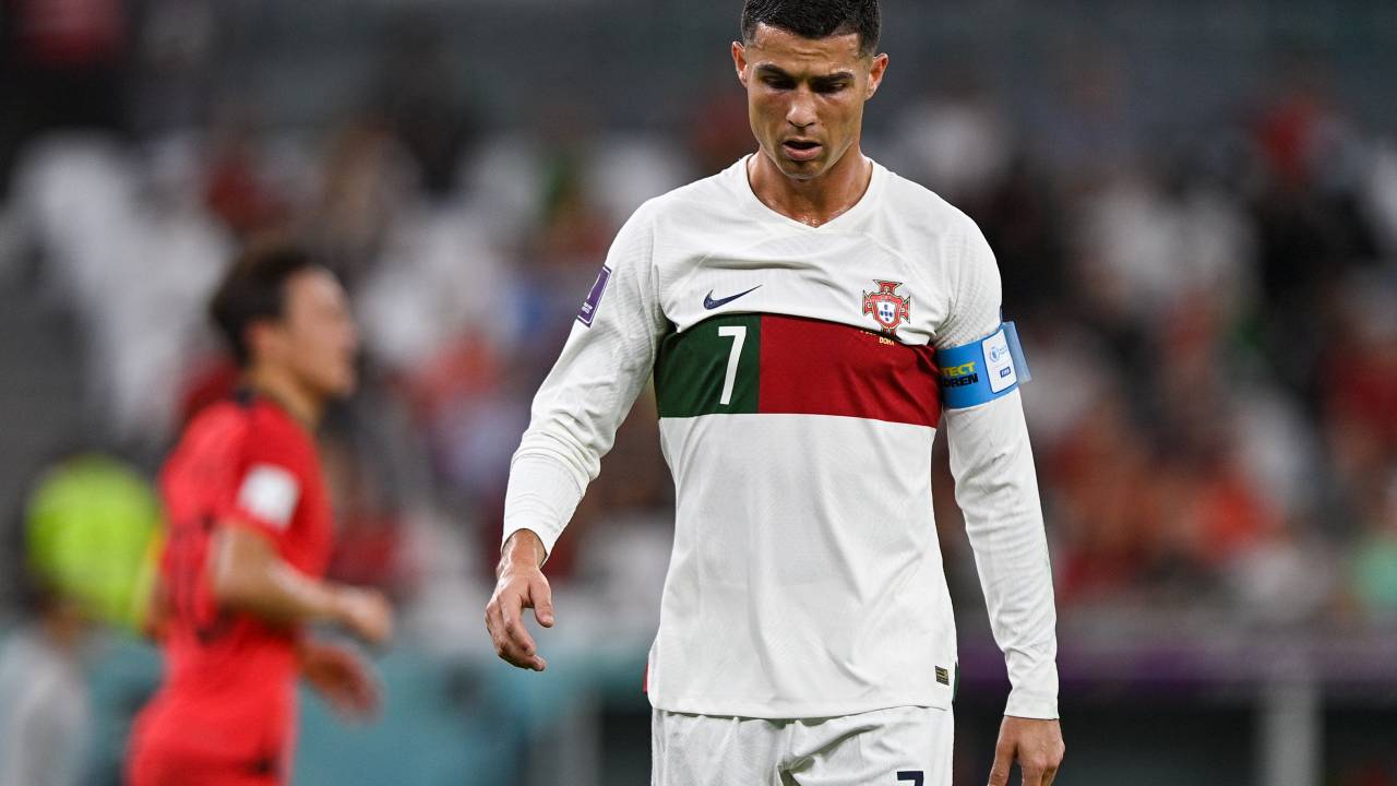 Cristiano Ronaldo foi substituído por André Silva -
