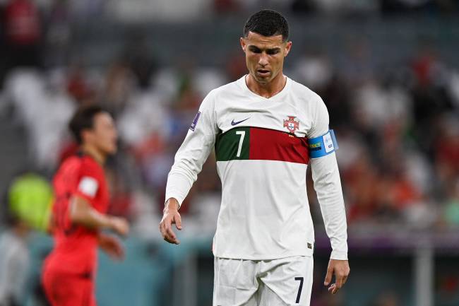 Cristiano Ronaldo foi substituído por André Silva -