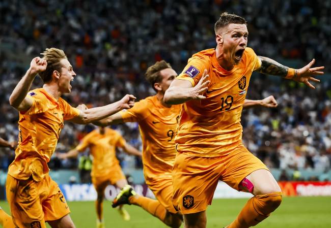 FIFA World Cup Qatar 2022″Argentina v The Netherlands” Wout Weghorst faz a festa após um gol salvador e com ares de déjà vu para os argentinos -