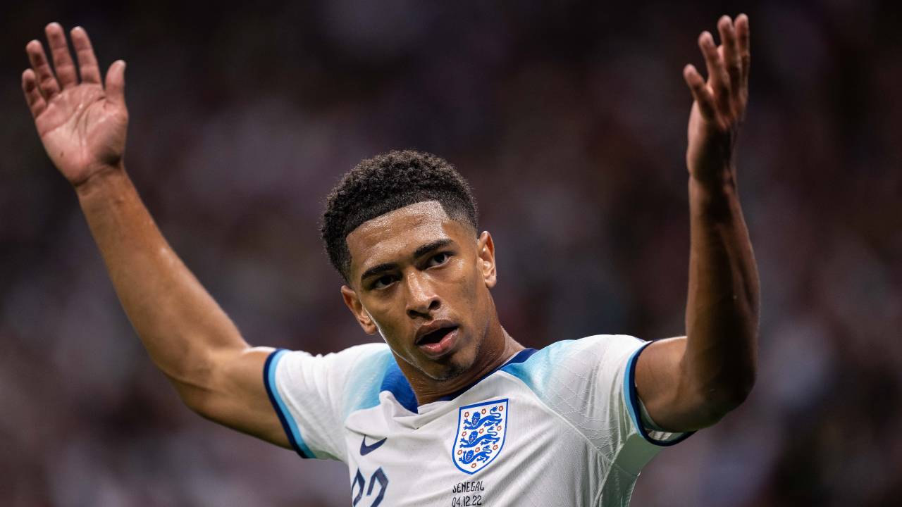 Jude Bellingham, um dos destaques da Inglaterra no Mundial -