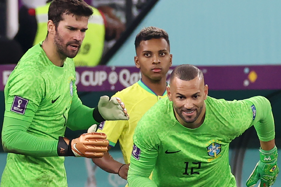Weverton entrou no lugar de Alisson aos 35 do segundo tempo contra a Coreia
