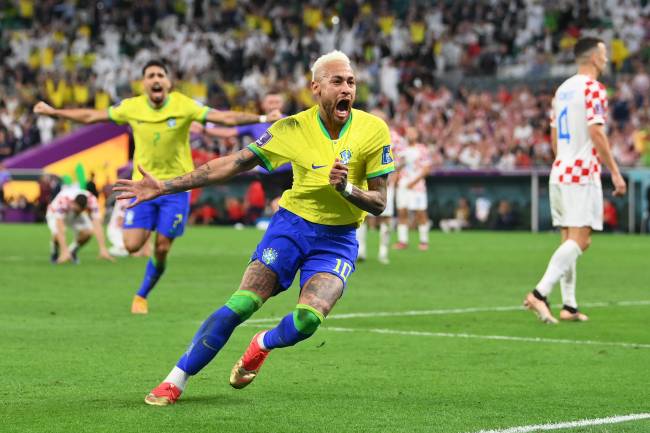 Croatia v Brazil: Quarter Final – FIFA World Cup Qatar 2022 Neymar: gol salvador para classificar o Brasil -