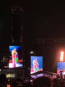 Harry Styles com a bandeira LGBTQIA + Harry Styles com a bandeira LGBTQIA +