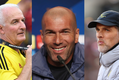 Dorival Junior, Zinedine Zidane e Thomas Tuchel