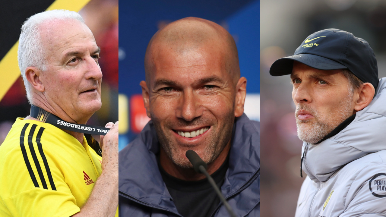 Dorival Junior, Zinedine Zidane e Thomas Tuchel