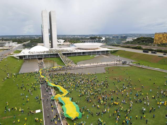 Invasão ao Congresso Nacional, STF e Palácio do Planalto, em Brasília - Invasão ao Congresso Nacional, STF e Palácio do Planalto, em Brasília -