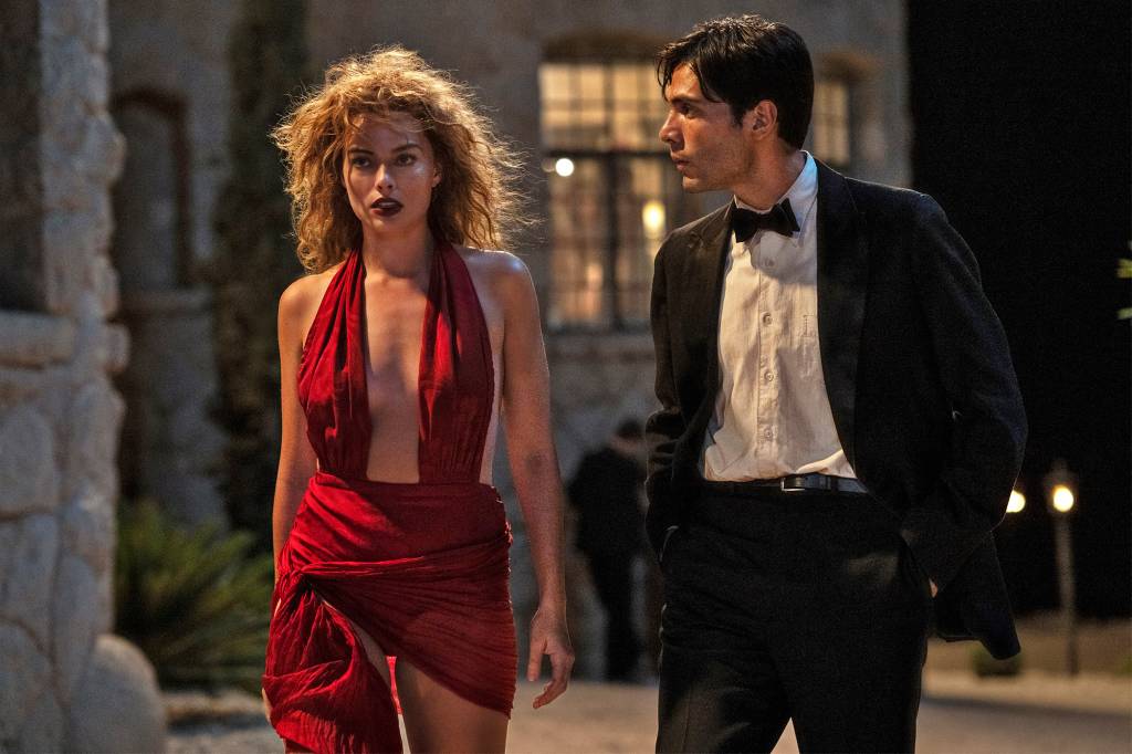 BABYLON Margot Robbie e Diego Calva no filme 'Babilônia' -