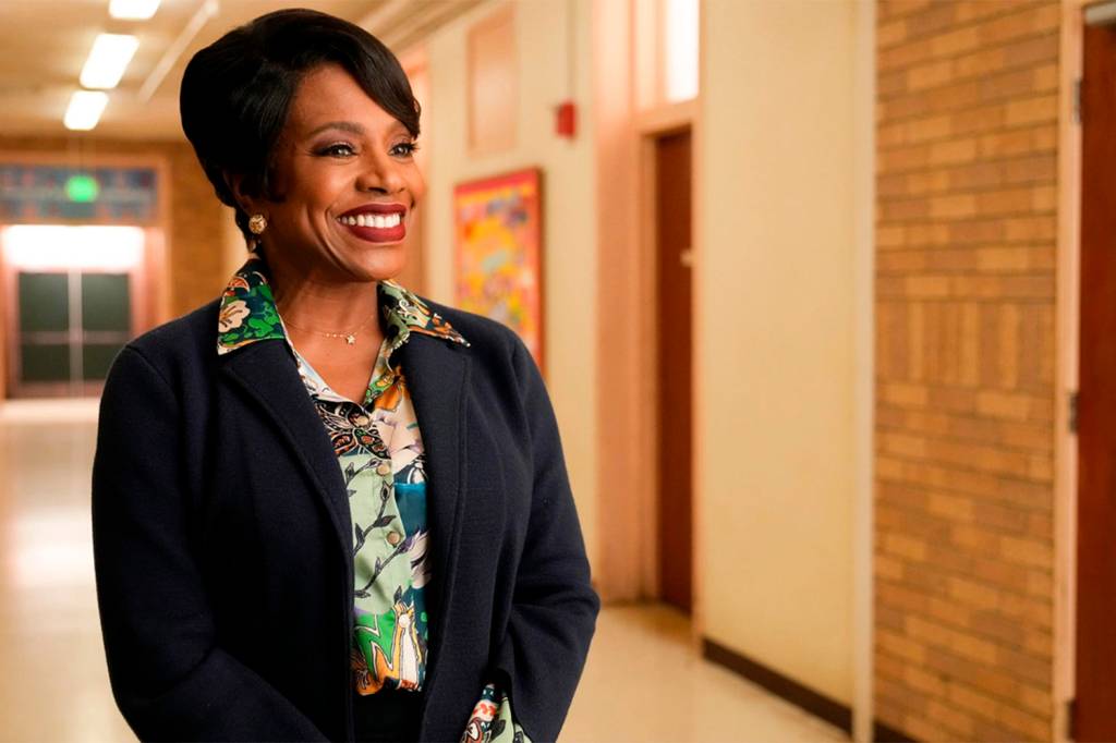 barbara Sheryl Lee Ralph como a professora Barbara na série 'Abbott Elementary' -
