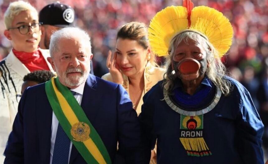 Lula e Raoni