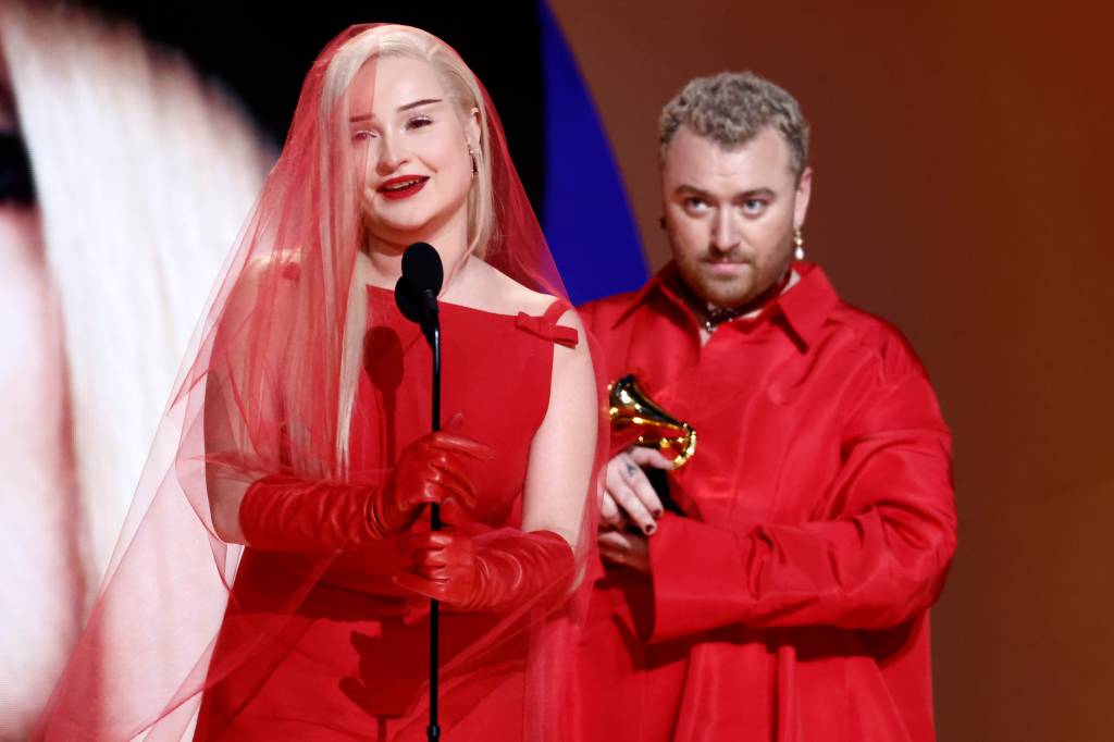 65th GRAMMY Awards – Show Kim Petras e Sam Smith na cerimônia de premiação do Grammy 2023 -