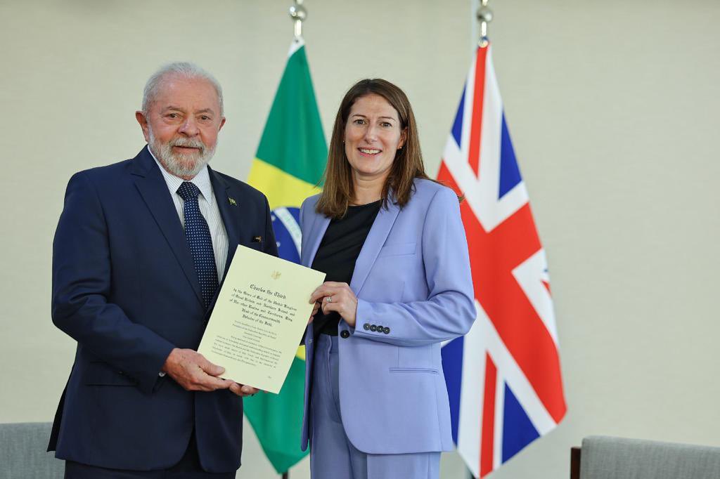 Stephanie Al-Qaq, nova embaixadora britânica no Brasil, diz que prioridades de cooperação são meio ambiente, saúde de comunidades indígenas e apoio à democracia. 03/02/2023 -