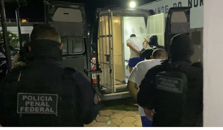 Transferência de mais nove presos do Presídio Rogério Coutinho, localizado no Complexo de Alcaçuz, no Rio Grande do Norte, para o Sistema Penitenciário Federal