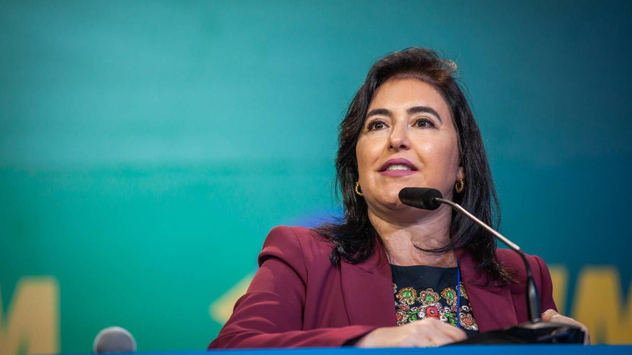 A ministra do Planejamento, Simone Tebet