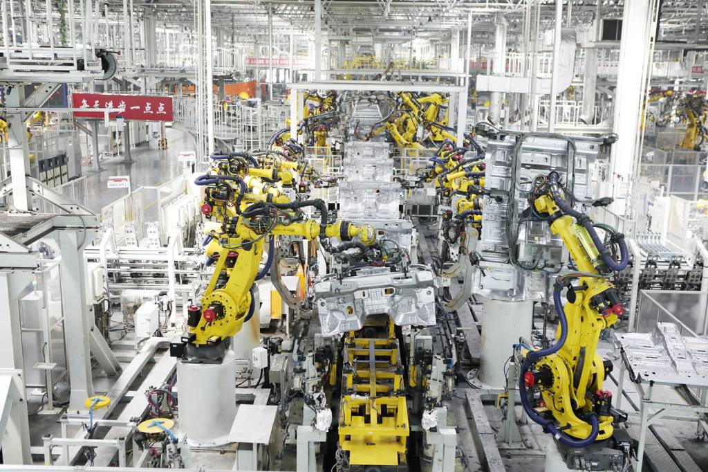 GettyImages-1473254016.jpg EXPANSÃO - Fábrica da GWM na China: a montadora de híbridos chega ao Brasil