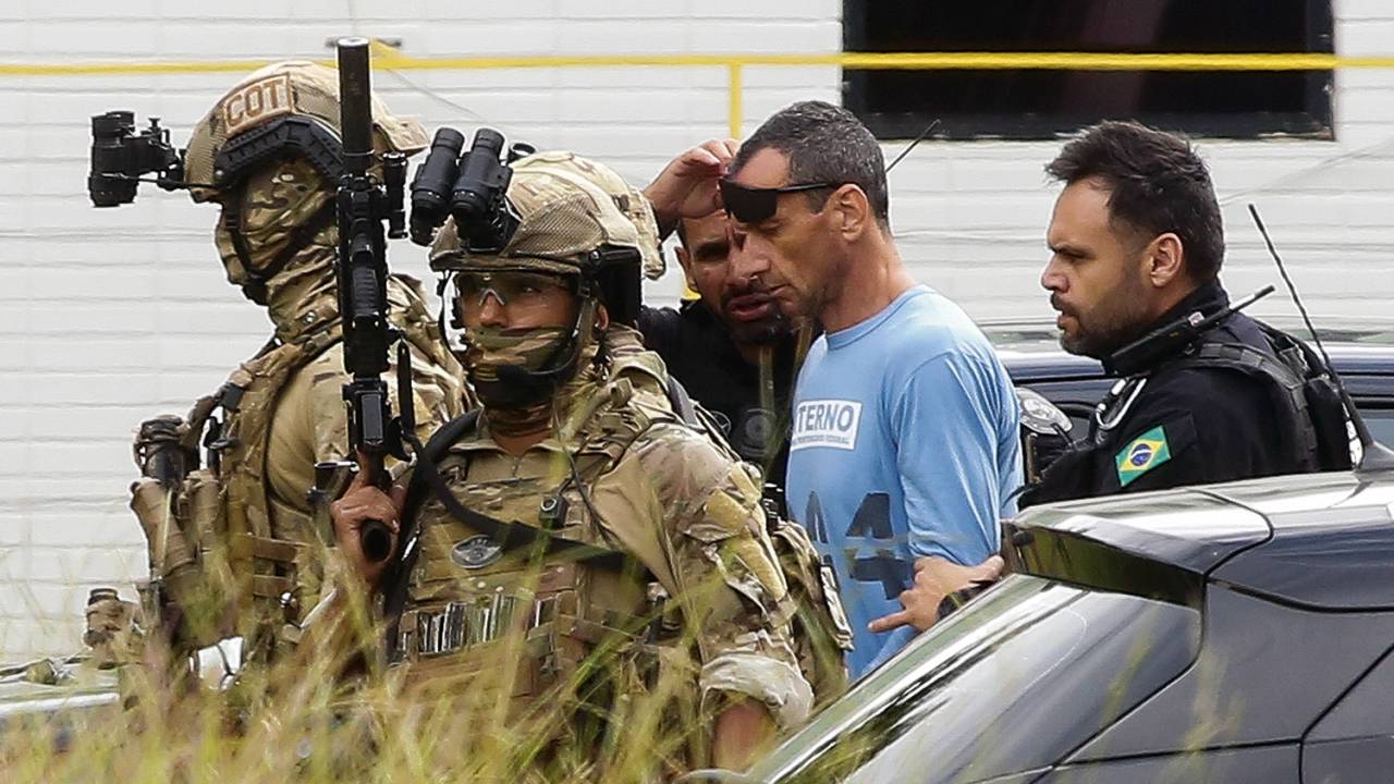A TROCA - Marcola, durante transferência: objetivo era libertar o chefe do grupo