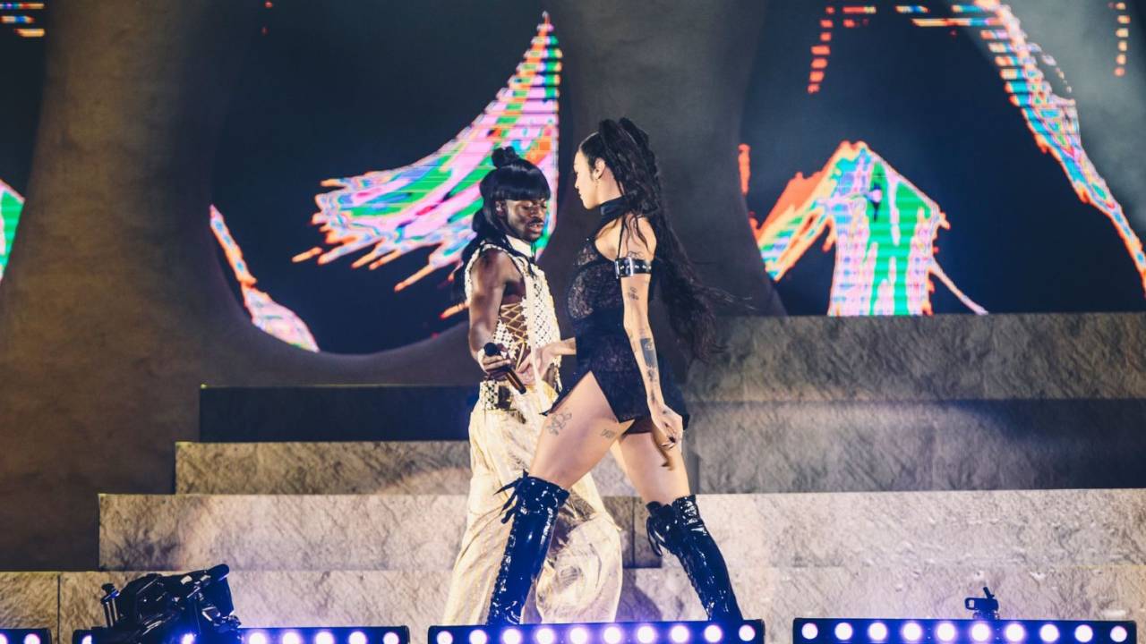 Lil Nas X convidou Vittar para dançar em seu show no Lolla
