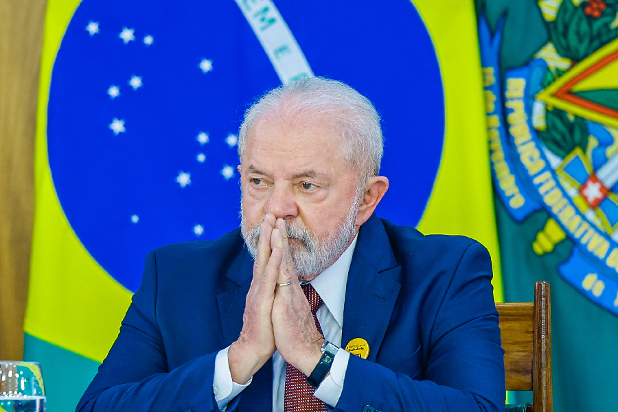O presidente Luiz Inácio Lula da Silva