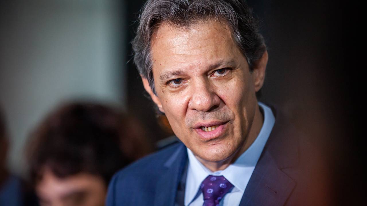 O ministro da Fazenda, Fernando Haddad