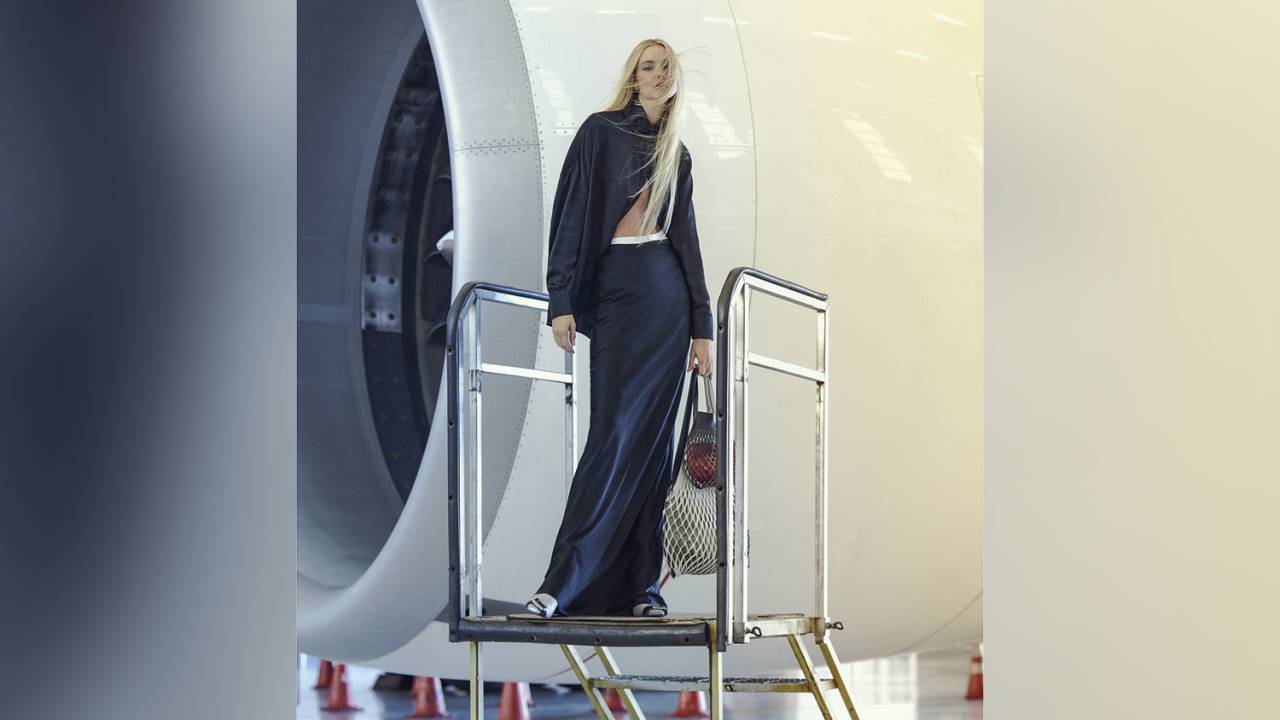 MENOS É MAIS - A modelo Carol Trentini para a marca Francesca: show de sobriedade