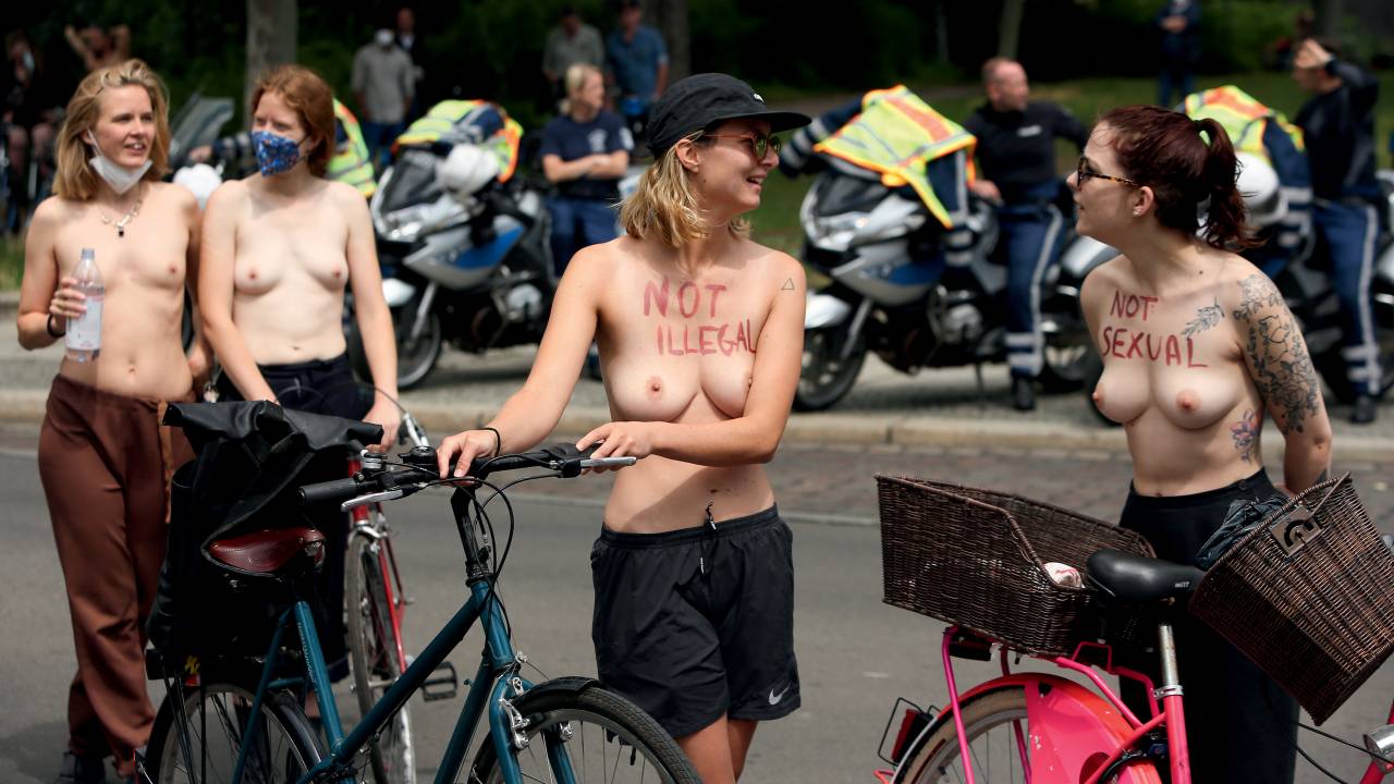 AQUI, PODE - Manifestação em Berlim pelo direito ao topless: em nome da igualdade de gênero