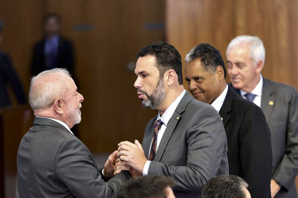 LULA-FABIO-MACEDO-PALACIO-PLANALTO-2023-02.jpg ACENO - Fábio Macedo, o líder do bloco: “boa vontade” para votar projetos de Lula