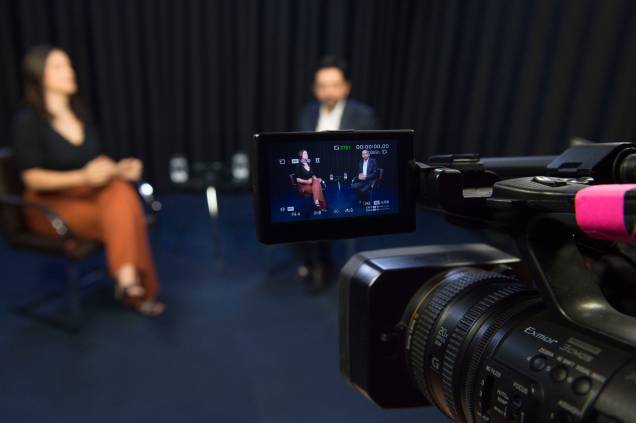 O prefeito de São Paulo Ricardo Nunes durante a gravação do programa Amarelas On Air, de Veja O prefeito de São Paulo Ricardo Nunes durante a gravação do programa Amarelas On Air, de Veja