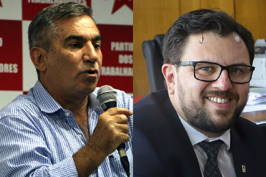 Gilberto Carvalho e Marco Aurélio Santana
