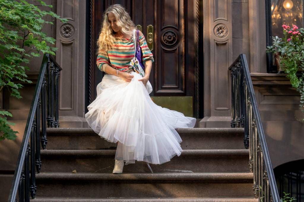 sarah-jessica-parker_24.jpg NA RUA - Sarah Jessica Parker: prova de que é possível usar saia de tule até à luz do dia