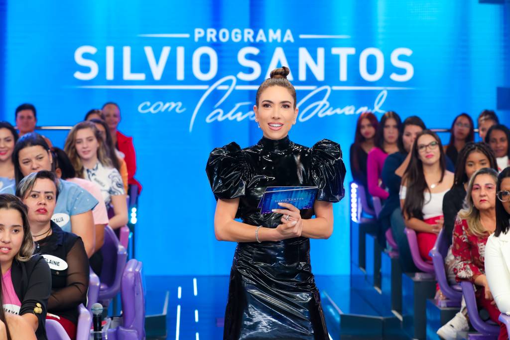 110523_Programa Silvio Santos com Patricia Abravanel_PGM 780_Foto_Gabriel_Cardoso_SBT-6436 Patricia Abravanel no 'Programa Silvio Santos', do SBT, em 21 de maio de 2023