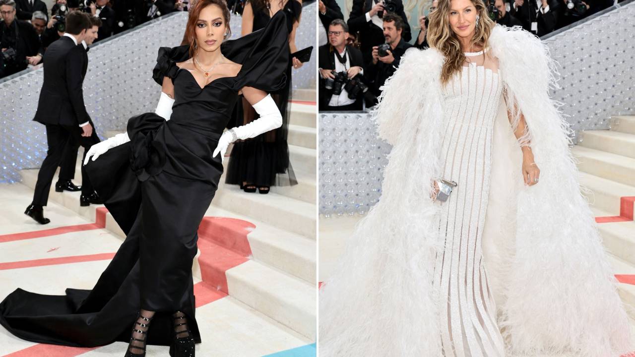 Anitta e Gisele Bündchen no MET Gala 2023