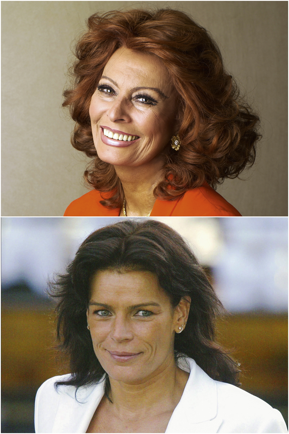 GettyImages-111312568.jpg ESTRELAS - Lista vip: Sophia Loren (no alto) e Stéphanie de Mônaco estão no rol das operadas pelo “professor”