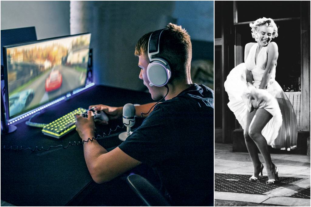GettyImages-1339524751.jpg INFLUÊNCIA - Hollywood dos anos 50 (à dir.) e games: das telas para o mundo