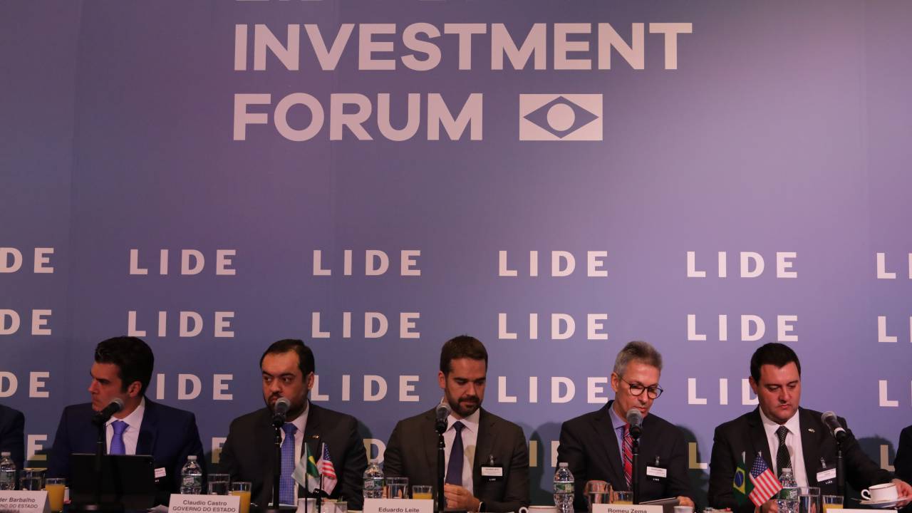 Governadores participam de evento organizado pelo Lide, em Nova York