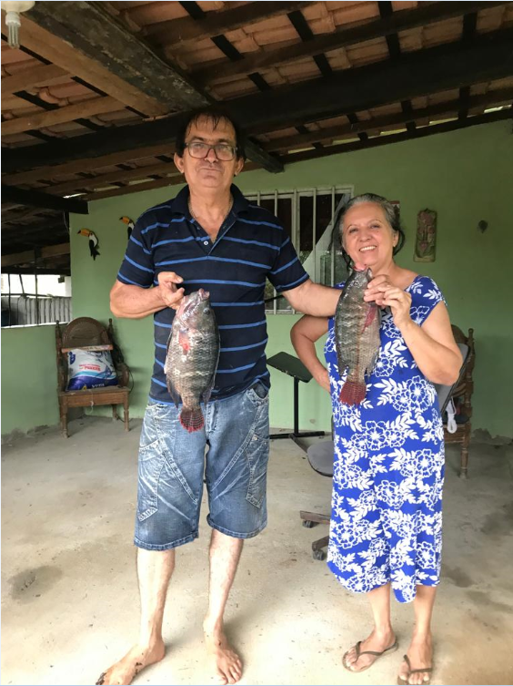 JOSÉ CRISTÓVÃO COM A ESPOSA LÚCIA