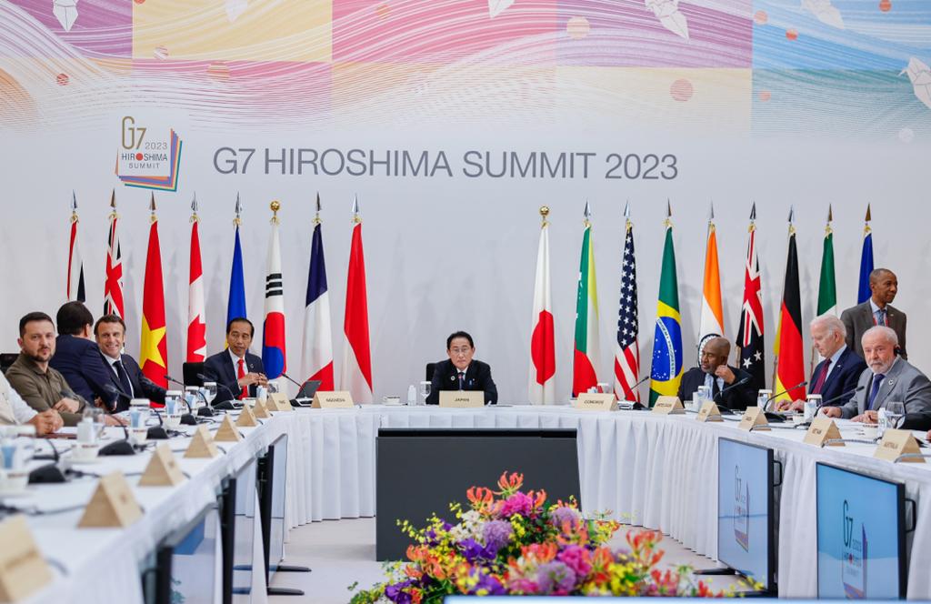 Lula e Zelensky 2 Reunião do G7, em Hiroshima (Japão)