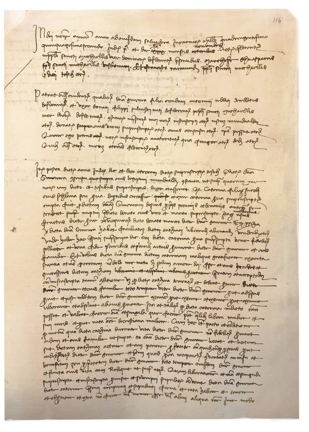 carta-rasgadinho CERTIDÃO - O documento lavrado pelo pai de Leonardo e agora revelado: carta de alforria de Caterina di Jacobi