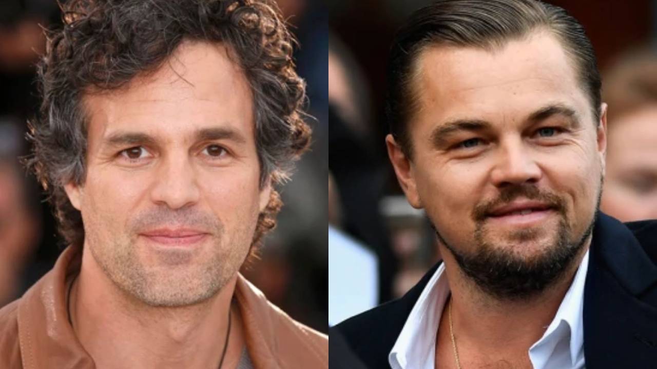 Os atores Mark Ruffalo e Leonardo DiCaprio