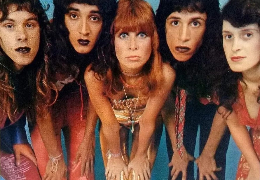 tuttifrutti A banda Tutti Frutti (Luis Carlini, Leee Marcucci, Rita Lee, Emilson Colantonio e Lúcia Turnbull)