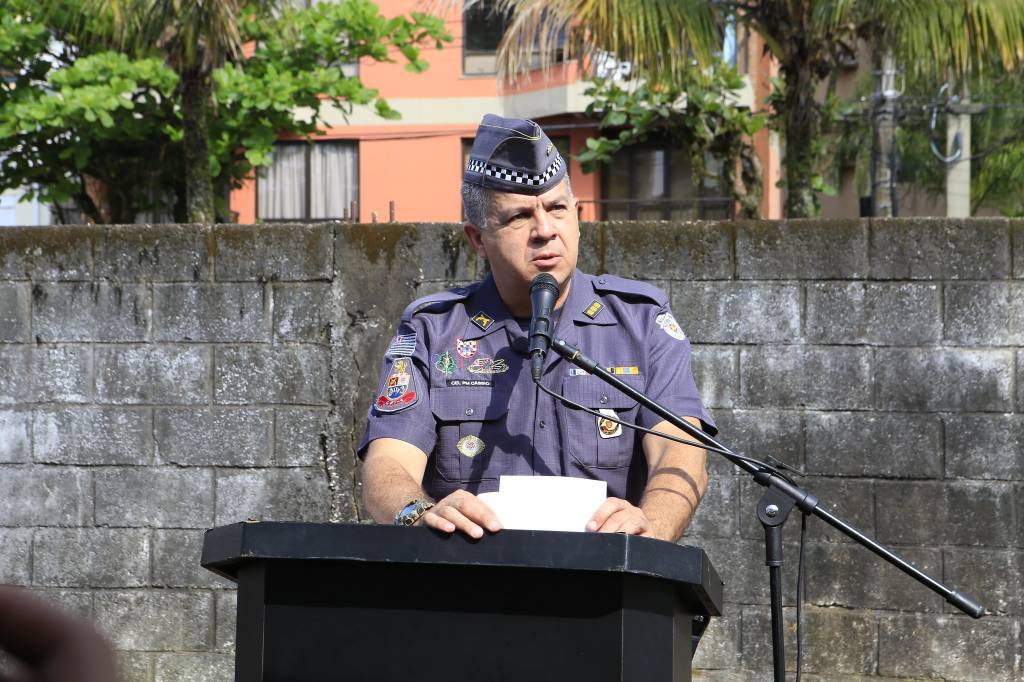 50226084436_4bacf6e295_k O comandante-geral da Polícia Militar de São Paulo, Coronel Cássio Araújo de Freitas, em Guarujá (SP)