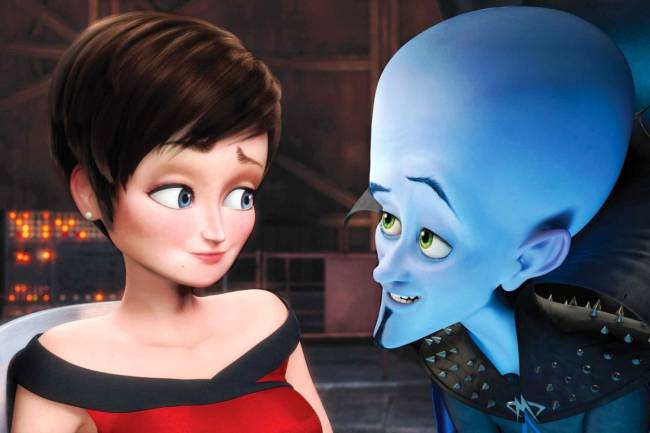 Design sem nome (35) Megamente se prova um verdadeiro herói e ainda engata romance com a mocinha do filme