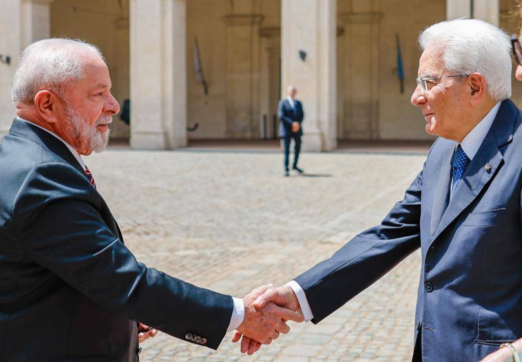 Lula recebe presidente da Itália em Brasília para visita de Estado