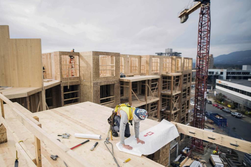 GettyImages-1201687278.jpg CANTEIRO - Obras no Canadá: investimento na indústria da construção