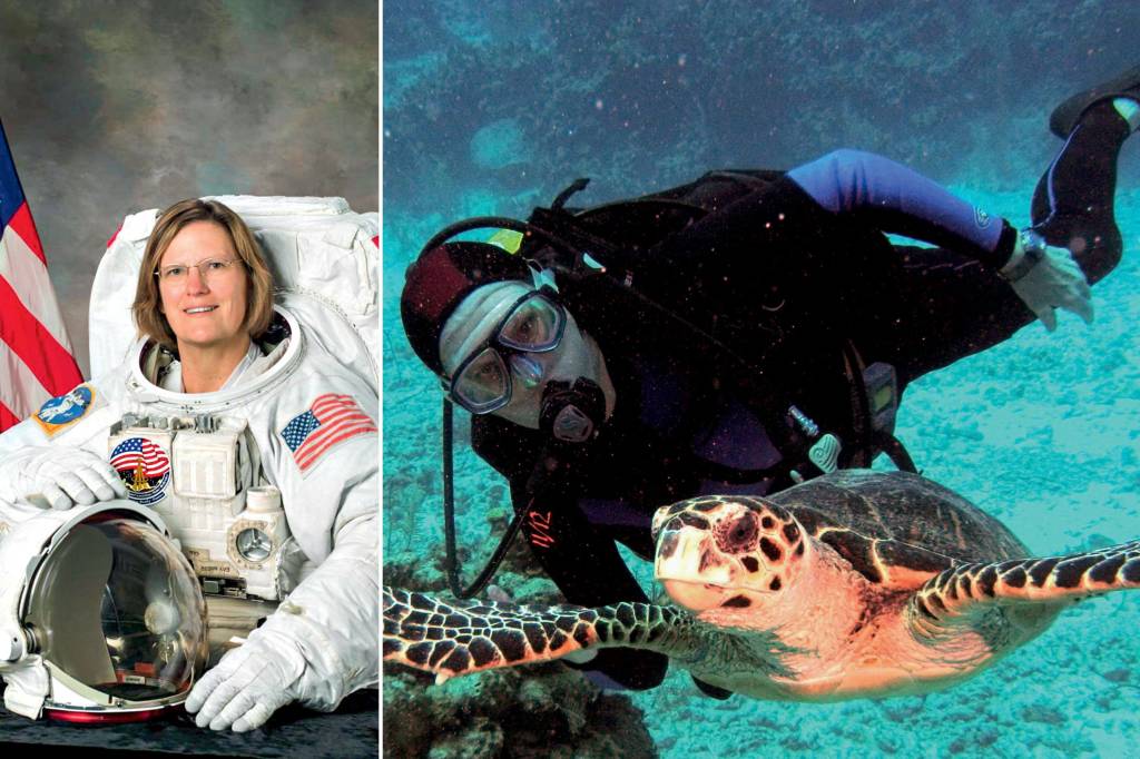 Kathy Sullivan EXTREMOS - Kathy Sullivan: ela foi ao espaço e depois mergulhou ao ponto mais baixo de que se tem notícia