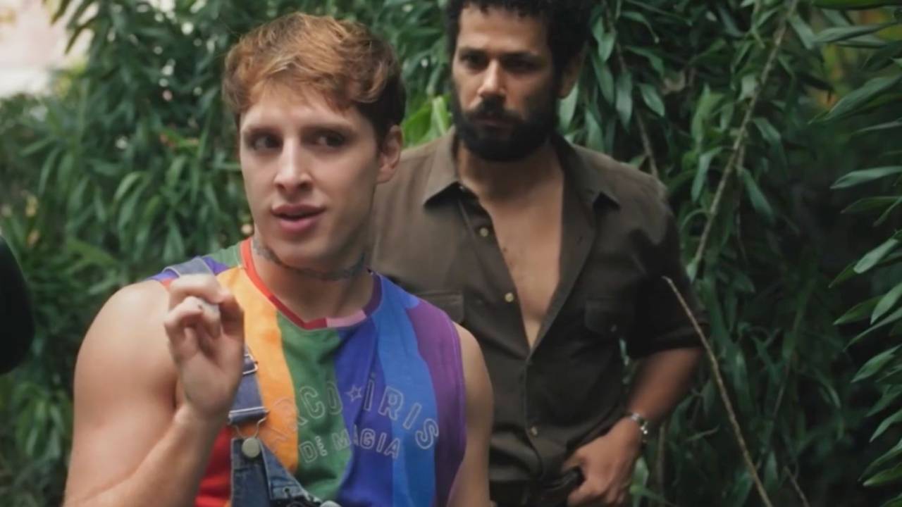 Kelvin (Diego Martins) e Ramiro (Amaury Lorenzo) em 'Terra e Paixão', novela das 9 da Globo