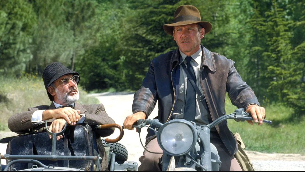 indiana3 Harrison Ford e Sean Connery em 'Indiana Jones e a Última Cruzada' -