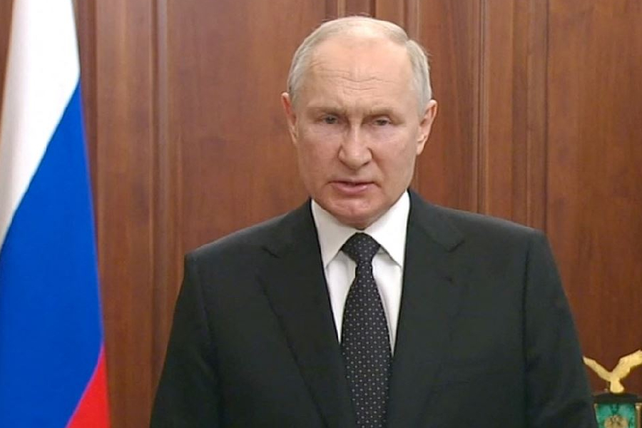 O presidente da Rússia, Vladimir Putin, disse que a revolta do Grupo Wagner é uma "punhalada nas costas" e que todos os rebeldes serão punidos