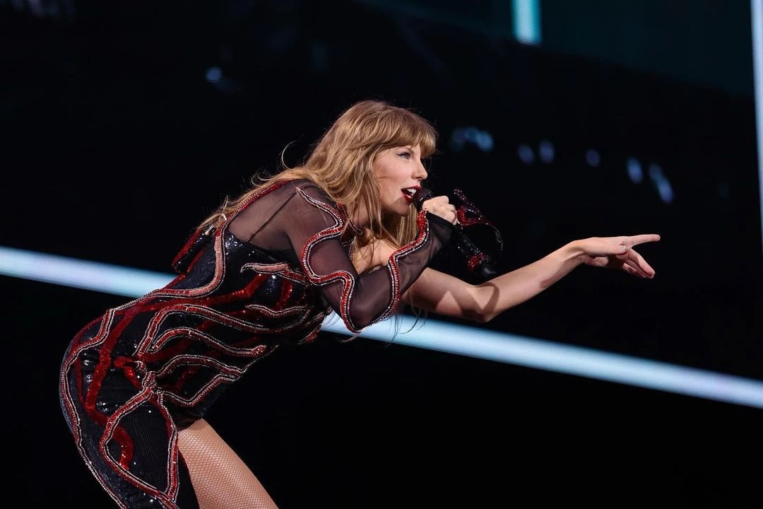Taylor Swift durante o show ‘The Eras Tour’ nos Estados Unidos