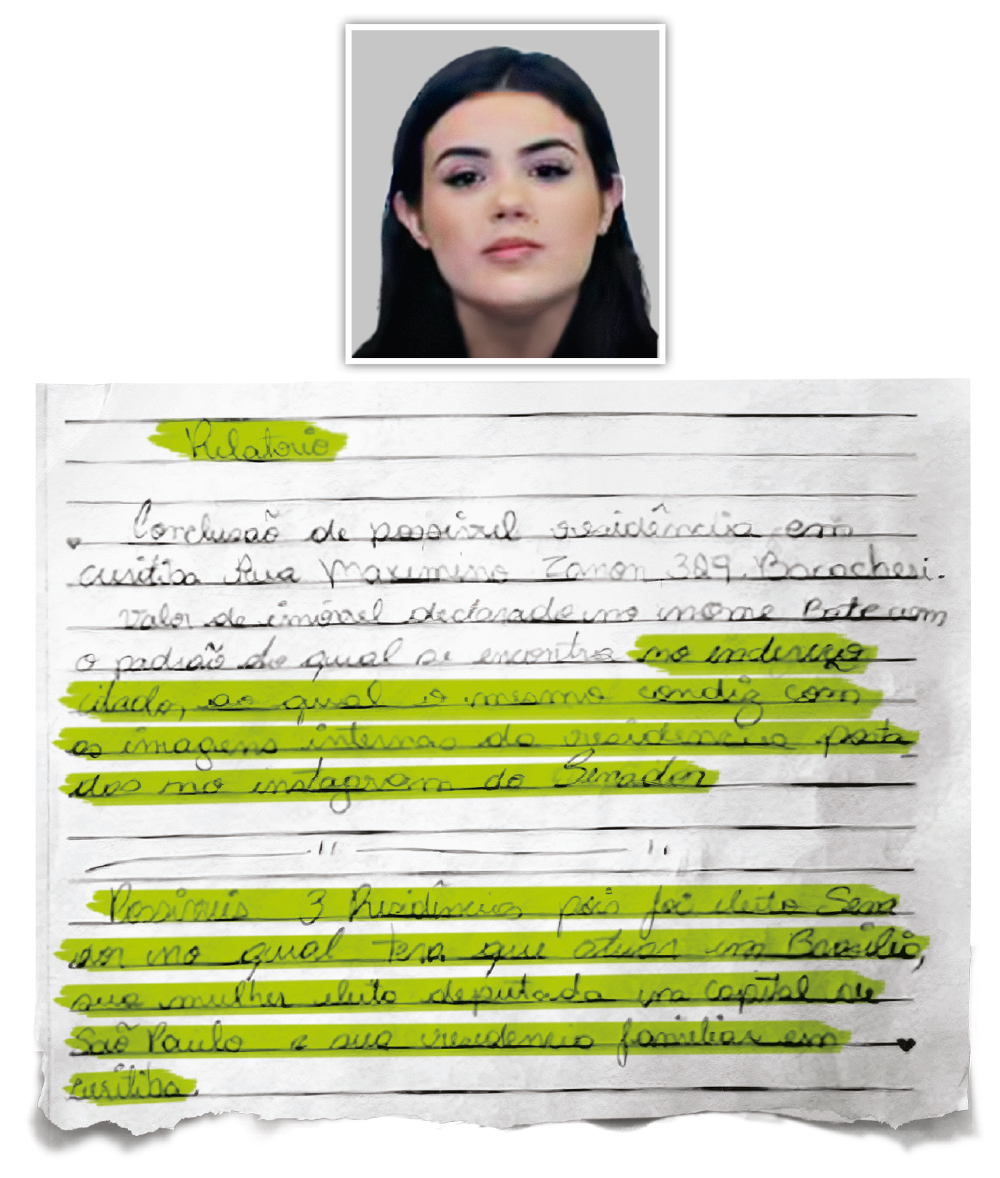 Anotacoes ANOTAÇÕES - Aline Ferri: a mulher seguiu durante meses os passos do ex-juiz e da família dele