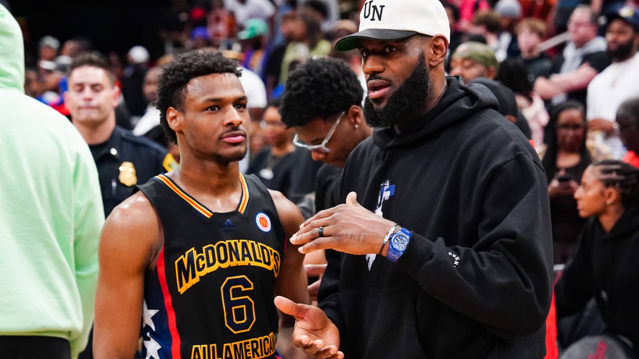 Bronny James e LeBron James